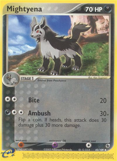 Mightyena - Pokémon TCG Card