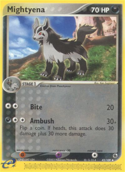 Mightyena - pokemon TCG Card