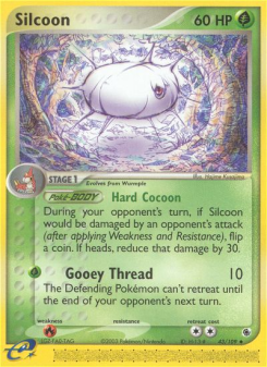Silcoon - pokemon TCG Card