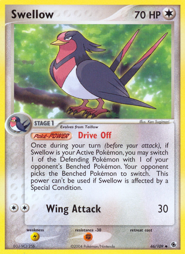 Swellow - Pokémon TCG Card