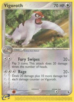 Vigoroth - pokemon TCG Card