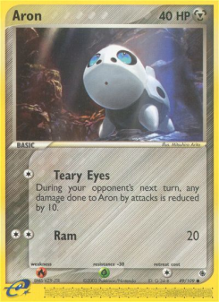 Aron - pokemon TCG Card