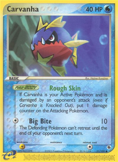 Carvanha - Pokémon TCG Card