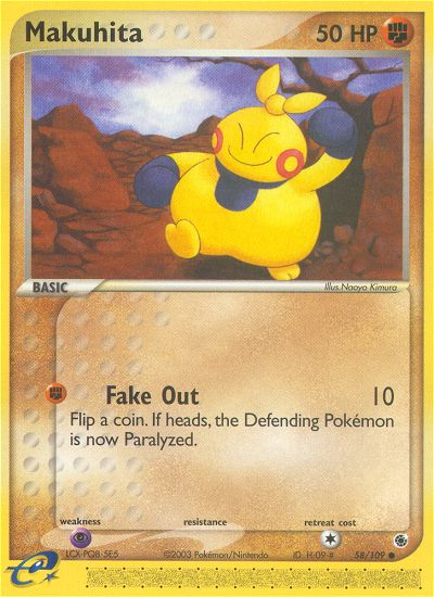 Makuhita - Pokémon TCG Card