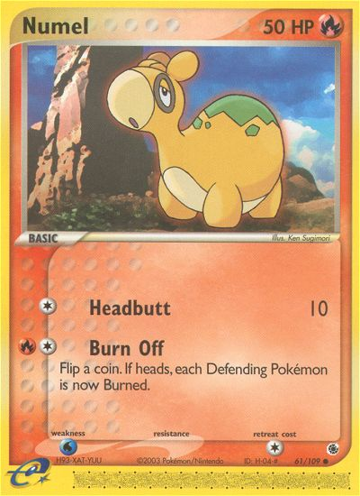 Numel - Pokémon TCG Card