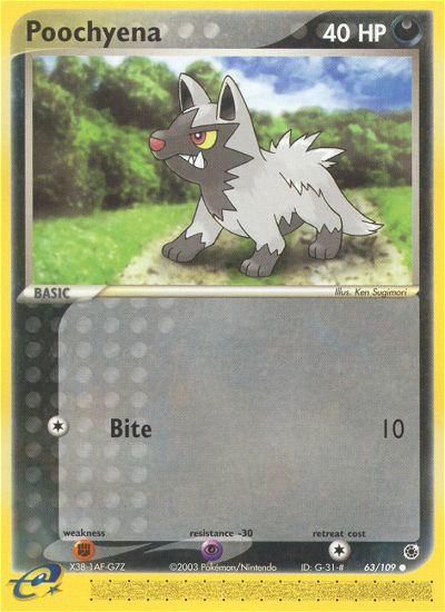 Poochyena - Pokémon TCG Card