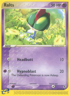 Ralts - pokemon TCG Card