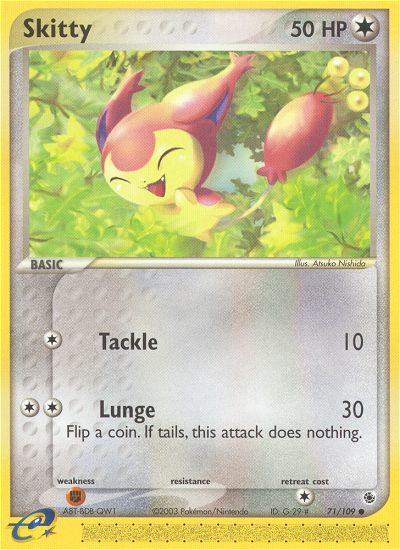 Skitty - Pokémon TCG Card