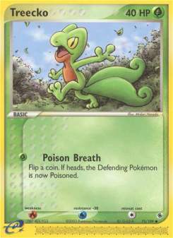 Treecko - pokemon TCG Card