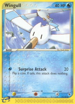 Wingull - pokemon TCG Card