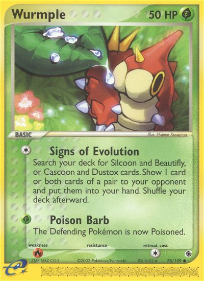 Wurmple - Pokémon TCG Card