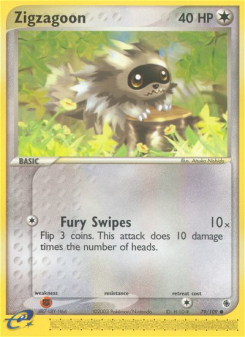 Zigzagoon - pokemon TCG Card