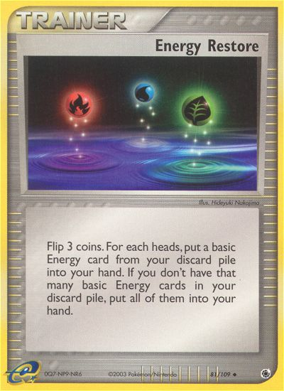 Energy Restore - Pokémon TCG Card