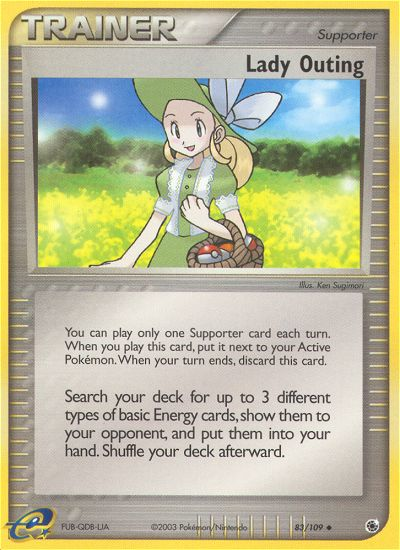 Lady Outing - Pokémon TCG Card