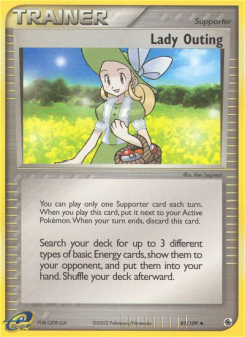 Lady Outing - pokemon TCG Card