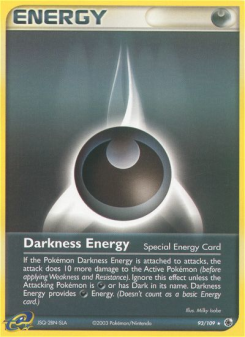 Darkness Energy - pokemon TCG Card