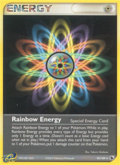 Rainbow Energy - pokemon TCG Card