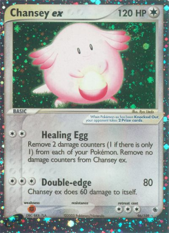 Chansey ex - pokemon TCG Card