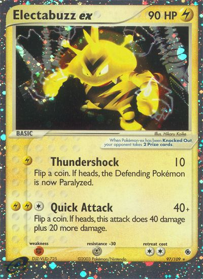 Electabuzz ex - Pokémon TCG Card