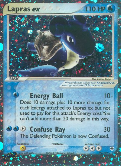 Lapras ex - Pokémon TCG Card