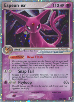 Espeon ex - pokemon TCG Card