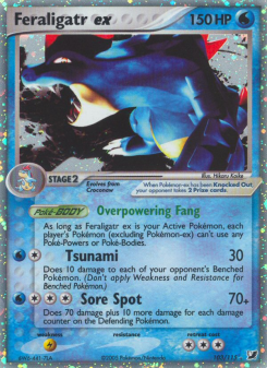 Feraligatr ex - pokemon TCG Card