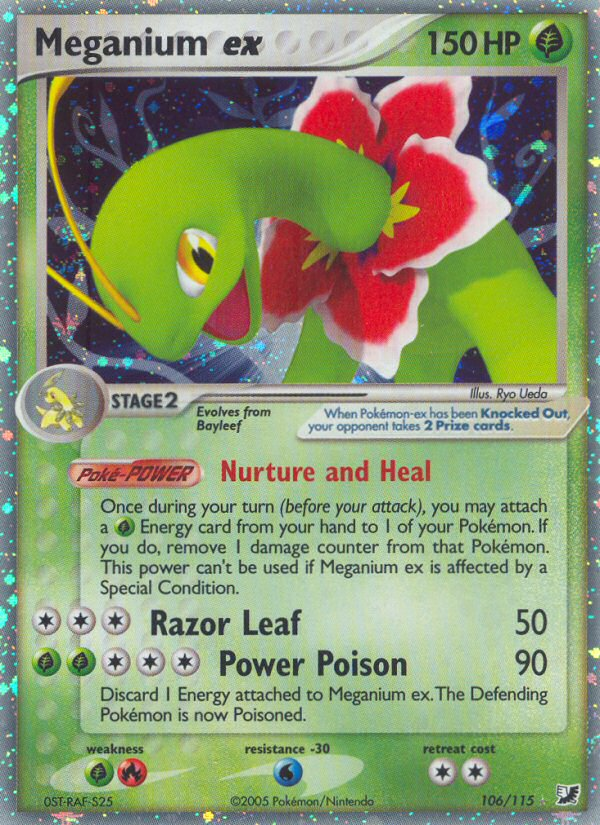 Meganium ex - Pokémon TCG Card