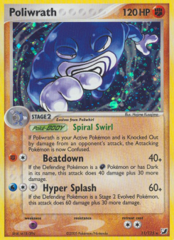 Poliwrath - pokemon TCG Card