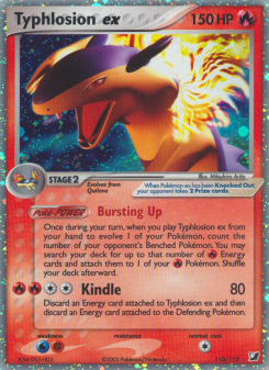Typhlosion ex - pokemon TCG Card