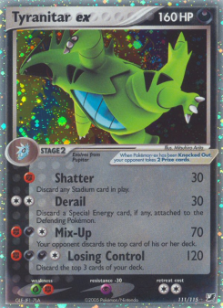 Tyranitar ex - pokemon TCG Card