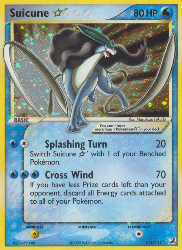Suicune Star - Pokémon TCG Card
