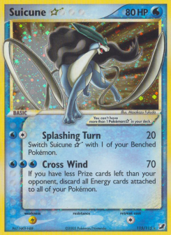 Suicune Star - pokemon TCG Card