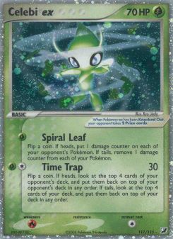 Celebi ex - pokemon TCG Card