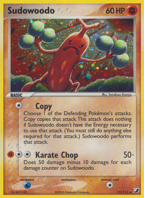 Sudowoodo - Pokémon TCG Card