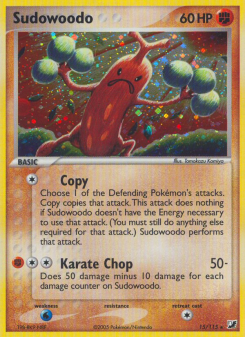 Sudowoodo - pokemon TCG Card