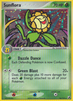 Sunflora - pokemon TCG Card