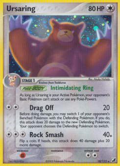 Ursaring - pokemon TCG Card