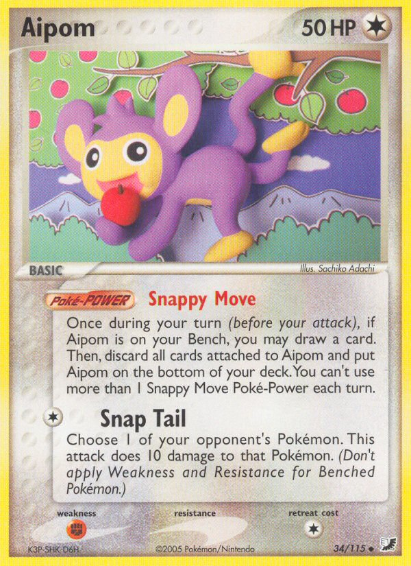 Aipom - Pokémon TCG Card