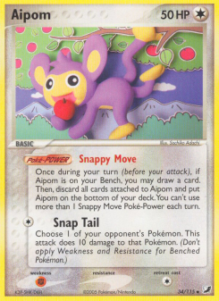 Aipom - pokemon TCG Card