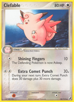 Clefable - pokemon TCG Card