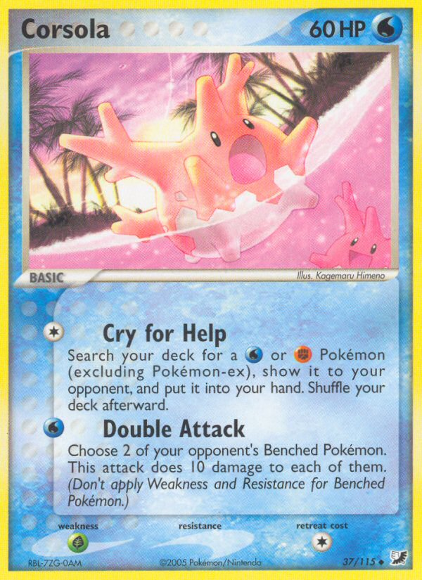 Corsola - Pokémon TCG Card