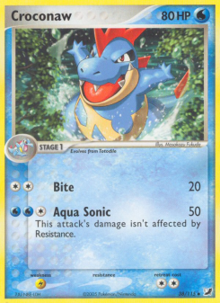 Croconaw - pokemon TCG Card