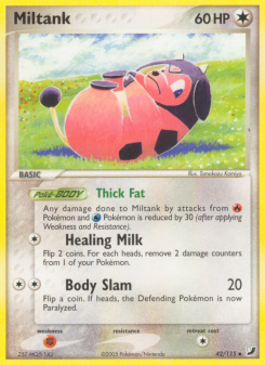 Miltank - pokemon TCG Card