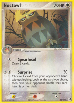 Noctowl - pokemon TCG Card
