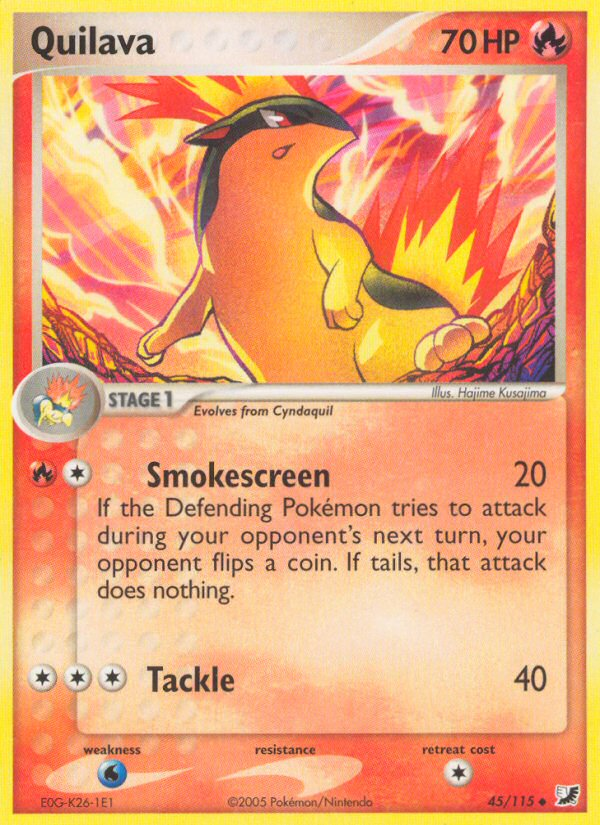 Quilava - Pokémon TCG Card