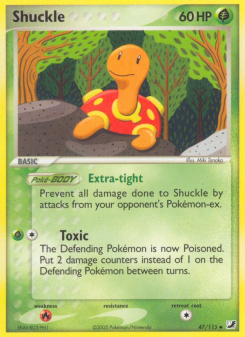 Shuckle - pokemon TCG Card