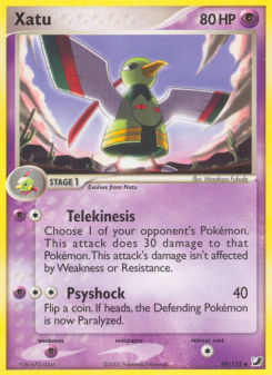 Xatu - pokemon TCG Card