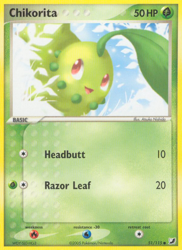 Chikorita - Pokémon TCG Card