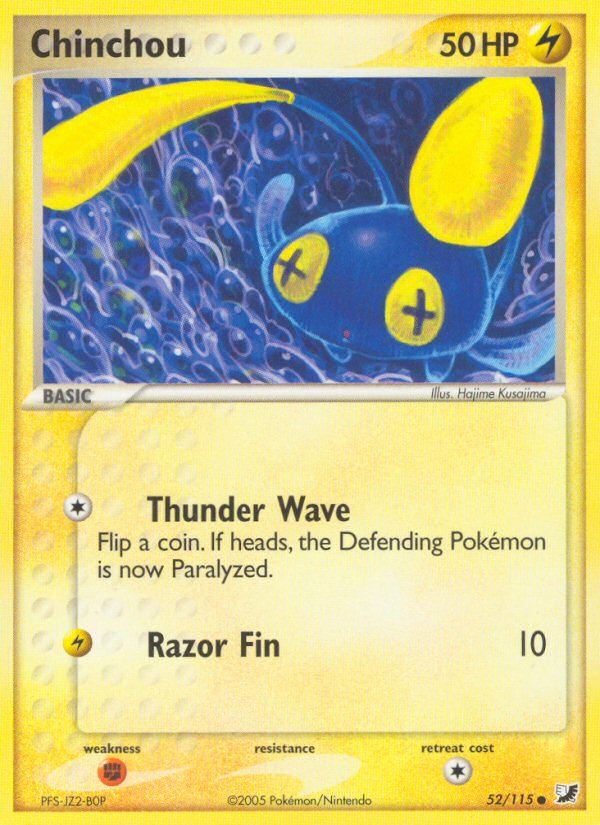 Chinchou - Pokémon TCG Card