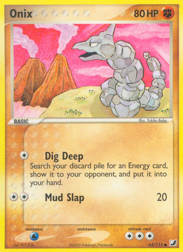 Onix - Pokémon TCG Card